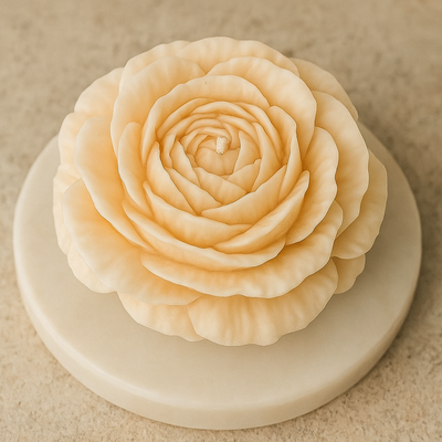 Vela flor de Peônia
