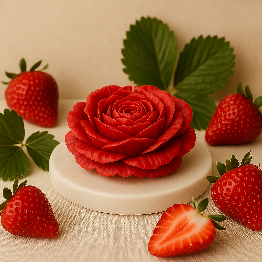 Vela flor de Peônia