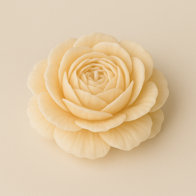 Vela flor de Peônia