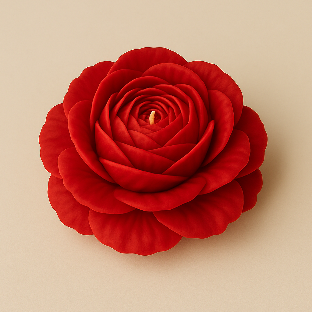 Vela flor de Peônia